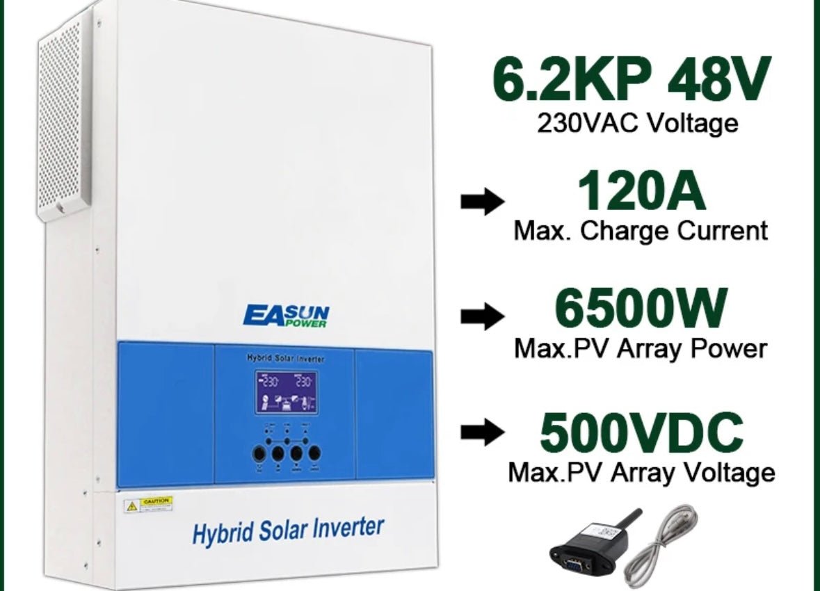 Inverter solare ibrido 3.6/5.6/6.2kw - Tecnoexperts