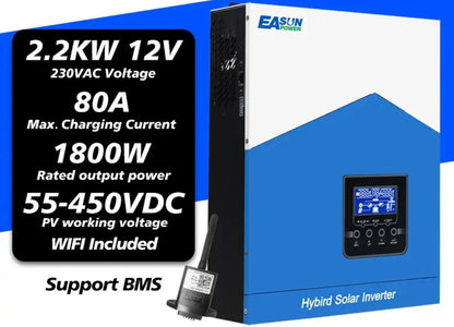 Inverter solare ibrido MPPT 2.2/3.2/4.2/7kw - Tecnoexperts