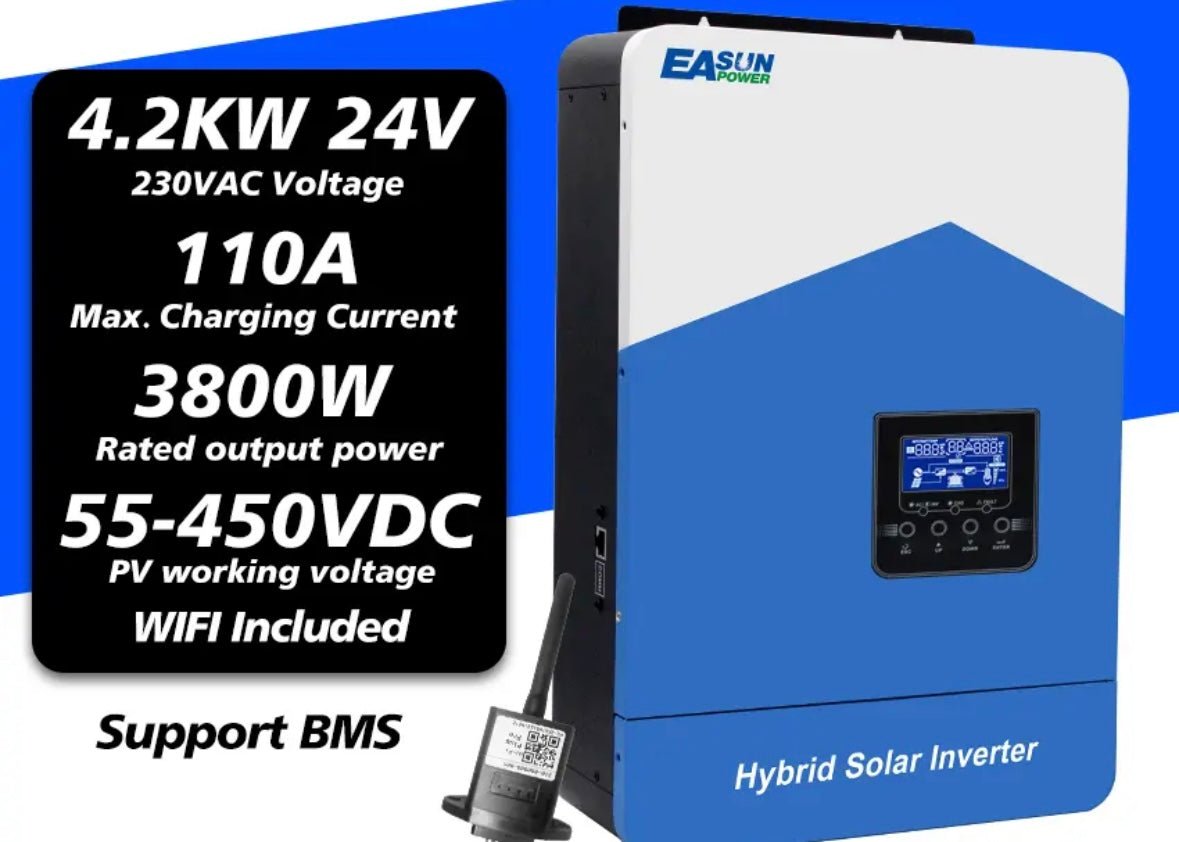 Inverter solare ibrido MPPT 2.2/3.2/4.2/7kw - Tecnoexperts