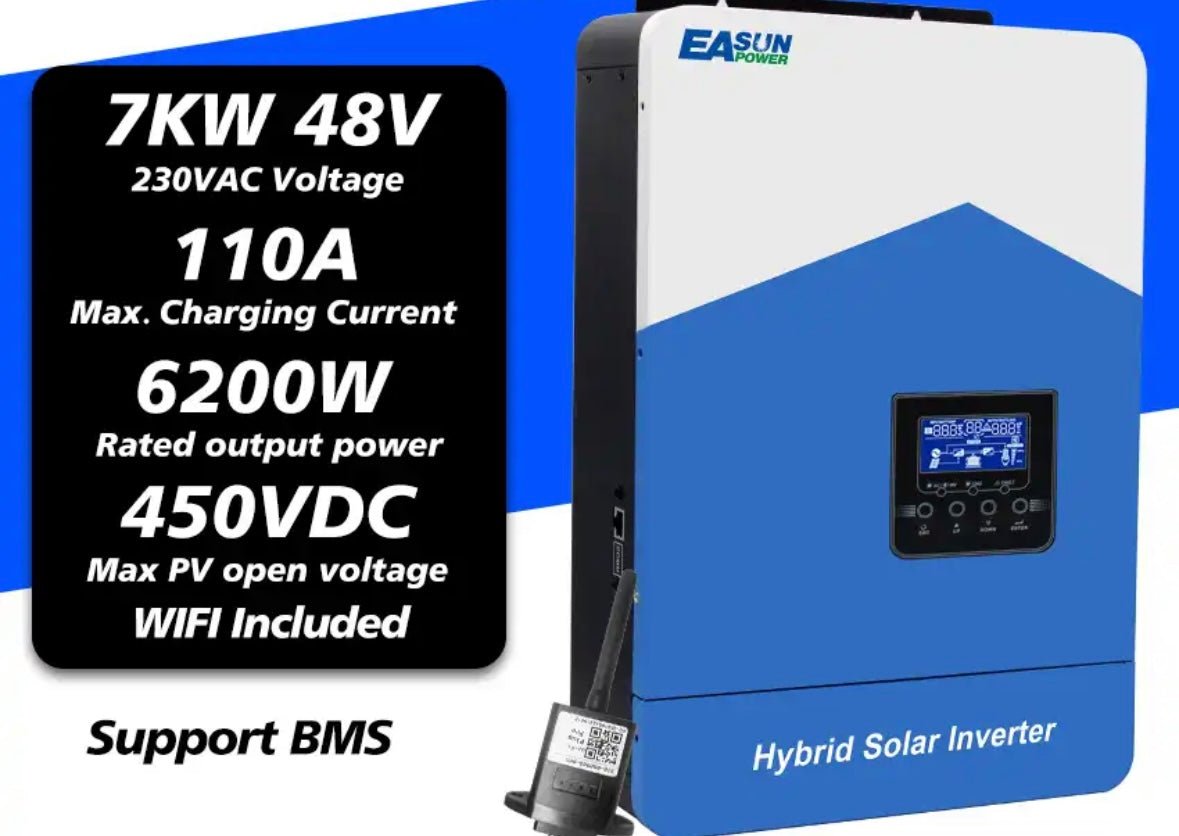 Inverter solare ibrido MPPT 2.2/3.2/4.2/7kw - Tecnoexperts