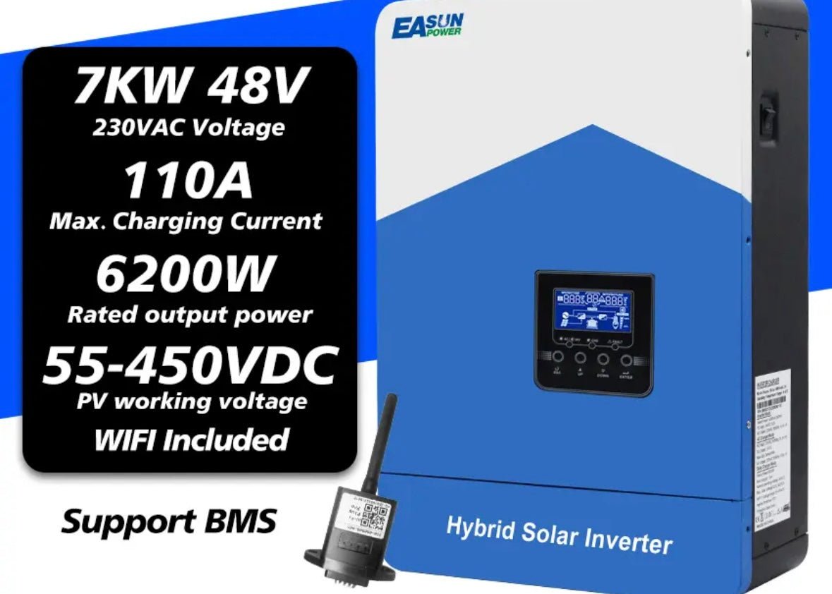 Inverter solare ibrido MPPT 2.2/3.2/4.2/7kw - Tecnoexperts