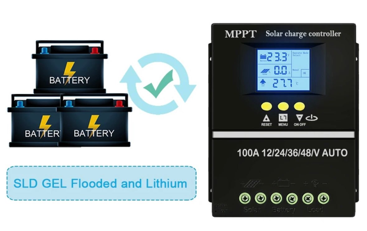 Regolatore di carica solare MPPT 60A 80A 100A - Tecnoexperts