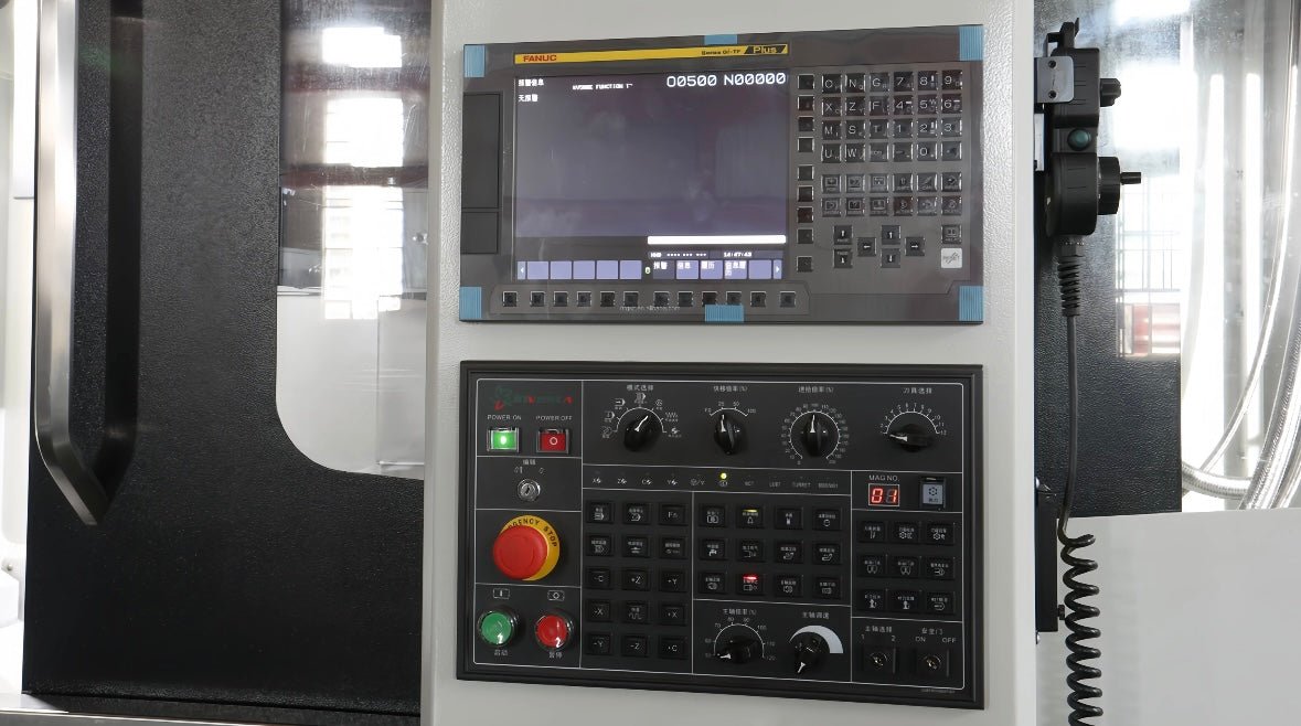 Tornio cnc verticale controllo FANUC - Tecnoexperts